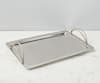 Shop Elm & Oak Silver Steel Rico Tray at Aza Fashions Shop_Elm & Oak_Silver Steel Rico Tray_at_Aza_Fashions