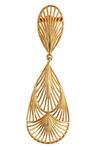 Zariin_22kt Cutout Drop Earrings_Online_at_Aza_Fashions