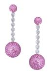Buy_DIOSA PARIS JEWELLERY_Silver Plated Swarovski Zirconia Circular Danglers _at_Aza_Fashions