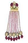 Joules by Radhika_Kundan Polki Chandeliers Earrings_Online_at_Aza_Fashions