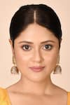 Nayaab by Aleezeh_Kundan Jhumka Earrings_Online_at_Aza_Fashions
