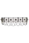 Buy_Esme by Aashna Dalmia_Silver Plated Artificial Stones Crystal Geometric Choker _at_Aza_Fashions