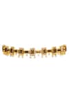 Buy_Esme By Aashna Dalmia_Gold Plated Crystal Geometric Choker _at_Aza_Fashions