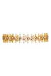 Buy_Esme by Aashna Dalmia_Gold Plated Crystal Teardrop Choker _at_Aza_Fashions