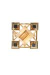 Buy_Esme By Aashna Dalmia_Gold Plated Embellished Geometric Crystal Stud Earrings _Online_at_Aza_Fashions