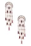 Buy_Esme By Aashna Dalmia_Gold Plated Embellished Tiered Crystal Danglers_at_Aza_Fashions