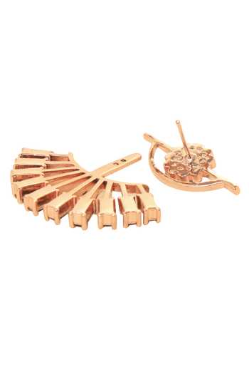 Buy_ESME_Gold Plated Crystals, Stones Evil Eye Detachable Stud Earrings _Online_at_Aza_Fashions