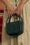 Shop Cord Green Lana Box Bag at Aza Fashions Shop_Cord_Green Lana Box Bag_at_Aza_Fashions