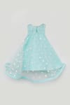 Buy_FAYON KIDS_Blue Net Embellished Dress _Online_at_Aza_Fashions