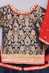Buy Fayon Kids Blue Brocade, Silk, Georgette Embroidery, Sequins Kurta And Sharara Set Online at Aza Fashions Buy_Fayon Kids_Blue Brocade, Silk, Georgette Embroidery, Sequins Kurta And Sharara Set _Online_at_Aza_Fashions