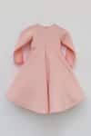 Shop_Fayon Kids_Pink Embroidered Dress For Girls_at_Aza_Fashions