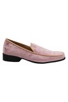Veruschka by Payal Kothari_Pink Plain Velvet Loafers _Online_at_Aza_Fashions