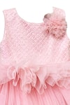 Buy_Pa:Paa_Pink Soft Tulle Frill Dress  _Online_at_Aza_Fashions