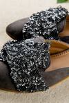 Rhe-Ana_Grey Sequins Silver Lining Mules _Online_at_Aza_Fashions