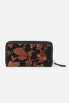 Shop_Ritu Kumar_Black Jalsa Printed Wallet_at_Aza_Fashions