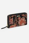 Ritu Kumar_Black Jalsa Printed Wallet_Online_at_Aza_Fashions