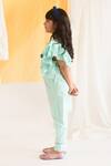 Littleens_Blue Cotton Embroidery Organic Jumpsuit _Online_at_Aza_Fashions