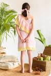 Shop_Littleens_Pink Cotton Organic Dress _at_Aza_Fashions