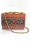 Buy_The Garnish Company_Multi Color Embroidery, Beads Casa Sling Bag _at_Aza_Fashions