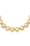 Buy_Zariin_Gold Plated Shell Pearl Choker _Online_at_Aza_Fashions