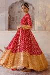 Buy_Gulabo Jaipur_Red Organza, Georgette Gota Patti Mallika Embroidered Anarkali With Dupatta _Online_at_Aza_Fashions