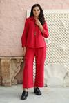 Buy_Gulabo Jaipur_Pink Cotton Shirt And Pant Set_at_Aza_Fashions