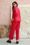 Shop_Gulabo Jaipur_Pink Cotton Shirt And Pant Set_at_Aza_Fashions