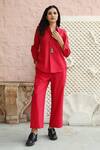 Buy_Gulabo Jaipur_Pink Cotton Shirt And Pant Set_Online_at_Aza_Fashions