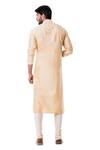 Shop Smriti By Anju Agarwal Beige Cotton Silk Embroidered Kurta Set at Aza Fashions Shop_Smriti By Anju Agarwal_Beige Cotton Silk Embroidered Kurta Set _at_Aza_Fashions