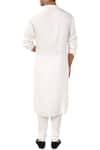 Shop_Smriti By Anju Agarwal_White Asymmetric Kurta Set_at_Aza_Fashions