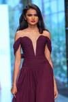 Buy_Gauri & Nainika_Purple Dubai Fluted Corset Gown_Online_at_Aza_Fashions