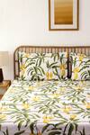 Shop_House This_Amra Printed Bedsheet And Pillow Cover Gift Box_at_Aza_Fashions