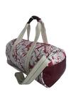 Buy_Gin & Tonic_Red Printed Floral Duffle Bag_at_Aza_Fashions