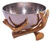 Assemblage_Hammered Bowl With Twig Stand_Online_at_Aza_Fashions