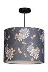 Shop_Green Girgit_Multi Color Canvas Print Golden Leaves Round Hanging Shade_at_Aza_Fashions