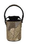 The Leather Garden_Black Embellished Bucket Bag _Online_at_Aza_Fashions