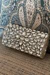 Buy_Bhavna Kumar_Silver Embroidered Kundan Flap Clutch_at_Aza_Fashions