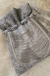 Bhavna Kumar_Silver Cutdana Faux Silk Potli Bag _Online_at_Aza_Fashions