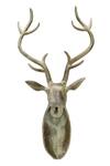 Shop_Cocovey Homes_Gold Alloy Deer Wall Head_at_Aza_Fashions