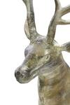 Cocovey Homes_Gold Alloy Deer Wall Head_at_Aza_Fashions