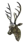 Buy_Cocovey Homes_Gold Alloy Deer Wall Head _Online_at_Aza_Fashions