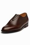 Buy_3DM LIFESTYLE_Brown Oxford Leather Shoes_Online_at_Aza_Fashions