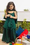 Buy_Thread & Button_Green Embellished Kurta Set _at_Aza_Fashions