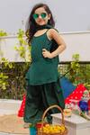 Buy_Thread & Button_Green Embellished Kurta Set _Online_at_Aza_Fashions