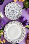 Shop_Vigneto_Blue Finest Premium Porcelain Floral Dinner Of 36 _Online_at_Aza_Fashions