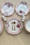 Buy_Vigneto_White Finest Premium Porcelain Rose Garden Dinner Set Of 36 _at_Aza_Fashions