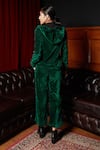 Shop_HOUSE OF FETT_Green Zion Velvet Tracksuit_at_Aza_Fashions