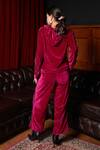 Shop_House Of Fett_Pink Zion Velvet Tracksuit_at_Aza_Fashions