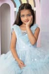 Hoity Moppet Blue Tulle, Satin Crystals Head In The Clouds Ruffled Dress at Aza Fashions Hoity Moppet_Blue Tulle, Satin Crystals Head In The Clouds Ruffled Dress _at_Aza_Fashions