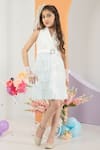 Buy Hoity Moppet White , Satin Sequins, Sugar Free Fringe Dress Buy_Hoity Moppet_White , Satin Sequins, Sugar Free Fringe Dress
